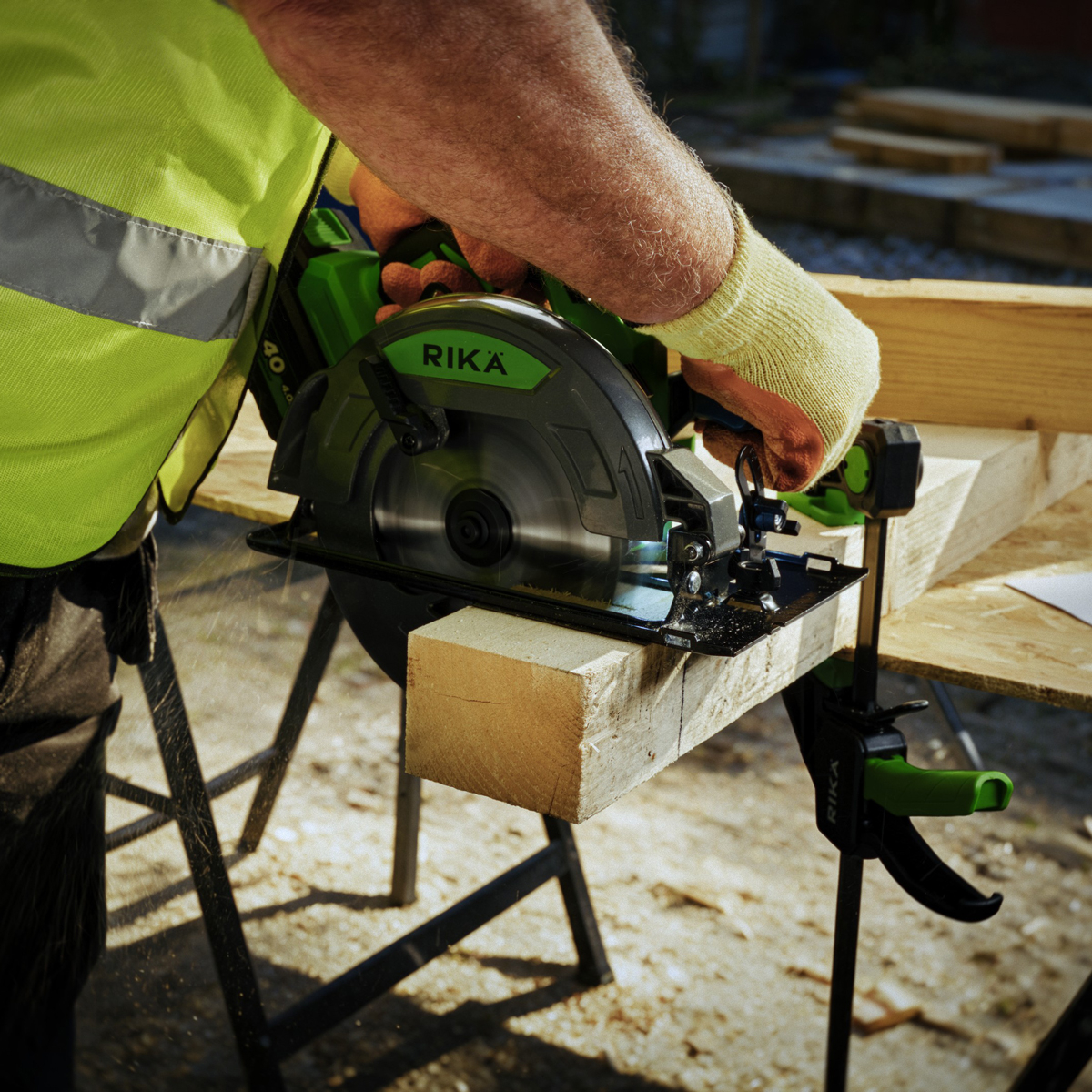 Rikä RK40 40V 185mm Cordless Circular Saw | Brushless Motor | Body Only